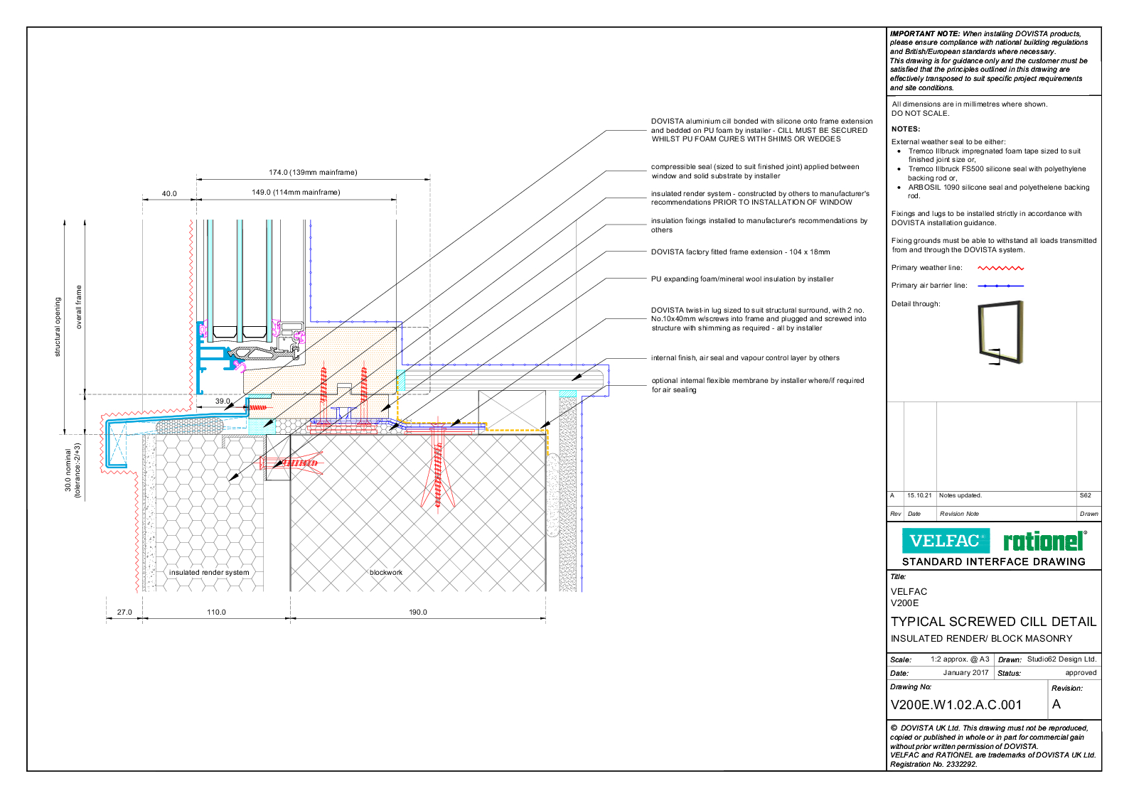 Insulated Render - Block masonry (V200E.W1.02.A.C.001.A)